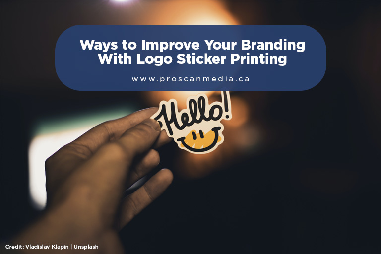 Ways to Improve Your Branding With Logo Sticker Printing